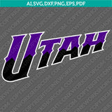 Utah Jazz Logo SVG | NBA Vector Cricut & Silhouette | DXF EPS PDF PNG