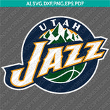 Utah Jazz Logo SVG | NBA Vector Cricut & Silhouette | DXF EPS PDF PNG
