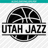 Utah Jazz Logo SVG | NBA Vector Cricut & Silhouette | DXF EPS PDF PNG