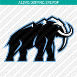 Utah Mammoth SVG Bundle – NHL Hockey Logo Vector Files for Cricut