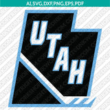 Utah Mammoth SVG Bundle – NHL Hockey Logo Vector Files for Cricut