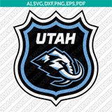 Utah Mammoth SVG Bundle – NHL Hockey Logo Vector Files for Cricut