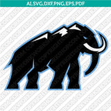 Utah Mammoth SVG Bundle – NHL Hockey Logo Vector Files for Cricut