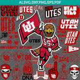 Utah Utes Logo SVG Bundle | NCAA College Vector Cricut