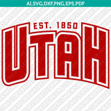 Utah Utes Logo SVG Bundle | NCAA College Vector Cricut