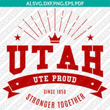 Utah Utes Logo SVG Bundle | NCAA College Vector Cricut