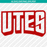 Utah Utes Logo SVG Bundle | NCAA College Vector Cricut