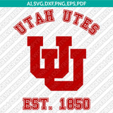 Utah Utes Logo SVG Bundle | NCAA College Vector Cricut