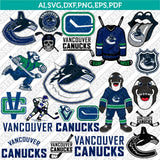 Vancouver Canucks SVG Bundle – NHL Hockey Logo Vector Cricut