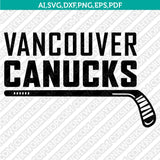 Vancouver Canucks SVG Bundle – NHL Hockey Logo Vector Cricut
