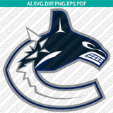 Vancouver Canucks SVG Bundle – NHL Hockey Logo Vector Cricut