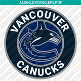 Vancouver Canucks SVG Bundle – NHL Hockey Logo Vector Cricut