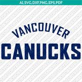 Vancouver Canucks SVG Bundle – NHL Hockey Logo Vector Cricut