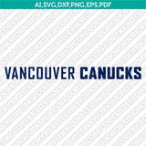 Vancouver Canucks SVG Bundle – NHL Hockey Logo Vector Cricut