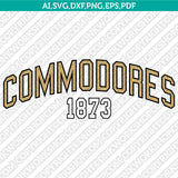 Vanderbilt Commodores SVG Bundle | NCAA Vector Cricut