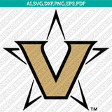 Vanderbilt Commodores SVG Bundle | NCAA Vector Cricut