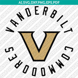 Vanderbilt Commodores SVG Bundle | NCAA Vector Cricut