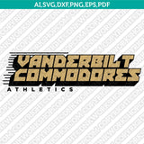 Vanderbilt Commodores SVG Bundle | NCAA Vector Cricut