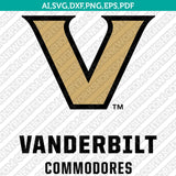 Vanderbilt Commodores SVG Bundle | NCAA Vector Cricut