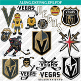 Vegas Golden Knights SVG Bundle – NHL Hockey Logo Vector Cricut