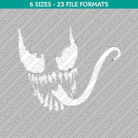 Venom Spiderman Embroidery Design - 6 Sizes - INSTANT DOWNLOAD