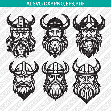 Viking SVG Cut File for Cricut and Silhouette Cameo