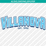 Villanova Wildcats SVG Bundle | NCAA College Vector Cricut