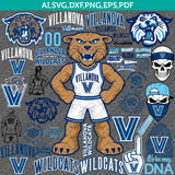 Villanova Wildcats SVG Bundle | NCAA College Vector Cricut
