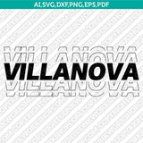 Villanova Wildcats SVG Bundle | NCAA College Vector Cricut