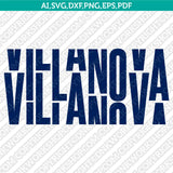 Villanova Wildcats SVG Bundle | NCAA College Vector Cricut