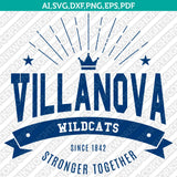 Villanova Wildcats SVG Bundle | NCAA College Vector Cricut