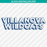 Villanova Wildcats SVG Bundle | NCAA College Vector Cricut