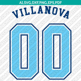 Villanova Wildcats SVG Bundle | NCAA College Vector Cricut