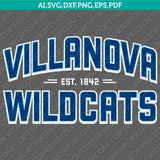 Villanova Wildcats SVG Bundle | NCAA College Vector Cricut