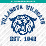 Villanova Wildcats SVG Bundle | NCAA College Vector Cricut