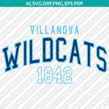 Villanova Wildcats SVG Bundle | NCAA College Vector Cricut