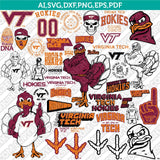 Virginia Tech Hokies SVG Bundle | NCAA College Vector Cricut