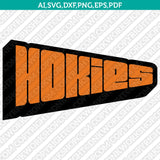 Virginia Tech Hokies SVG Bundle | NCAA College Vector Cricut