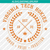 Virginia Tech Hokies SVG Bundle | NCAA College Vector Cricut