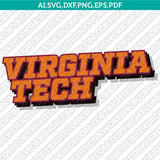 Virginia Tech Hokies SVG Bundle | NCAA College Vector Cricut