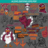 Virginia Tech Hokies SVG Bundle | NCAA College Vector Cricut
