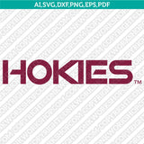 Virginia Tech Hokies SVG Bundle | NCAA College Vector Cricut