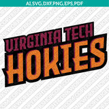 Virginia Tech Hokies SVG Bundle | NCAA College Vector Cricut