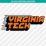 Virginia Tech Hokies SVG Bundle | NCAA College Vector Cricut