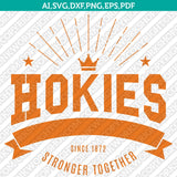 Virginia Tech Hokies SVG Bundle | NCAA College Vector Cricut