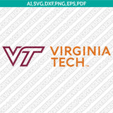 Virginia Tech Hokies SVG Bundle | NCAA College Vector Cricut