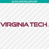 Virginia Tech Hokies SVG Bundle | NCAA College Vector Cricut