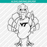 Virginia Tech Hokies SVG Bundle | NCAA College Vector Cricut