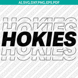 Virginia Tech Hokies SVG Bundle | NCAA College Vector Cricut