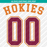 Virginia Tech Hokies SVG Bundle | NCAA College Vector Cricut